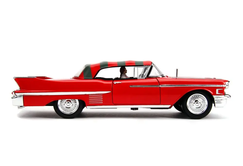 Nightmare on Elm Street Diecast Model American Horror Rides 1/24 1958 Cadillac with Figure product photo