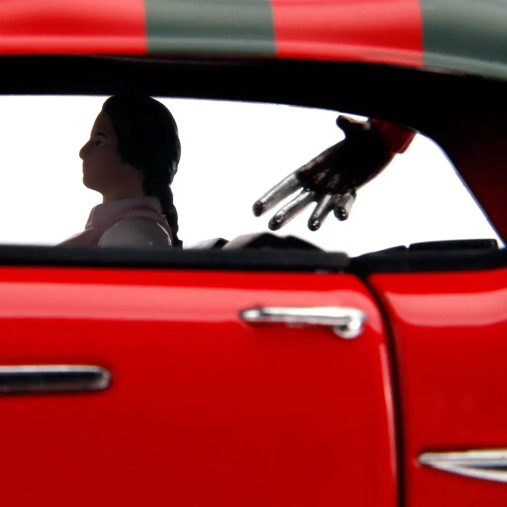 Nightmare on Elm Street Diecast Model American Horror Rides 1/24 1958 Cadillac with Figure product photo