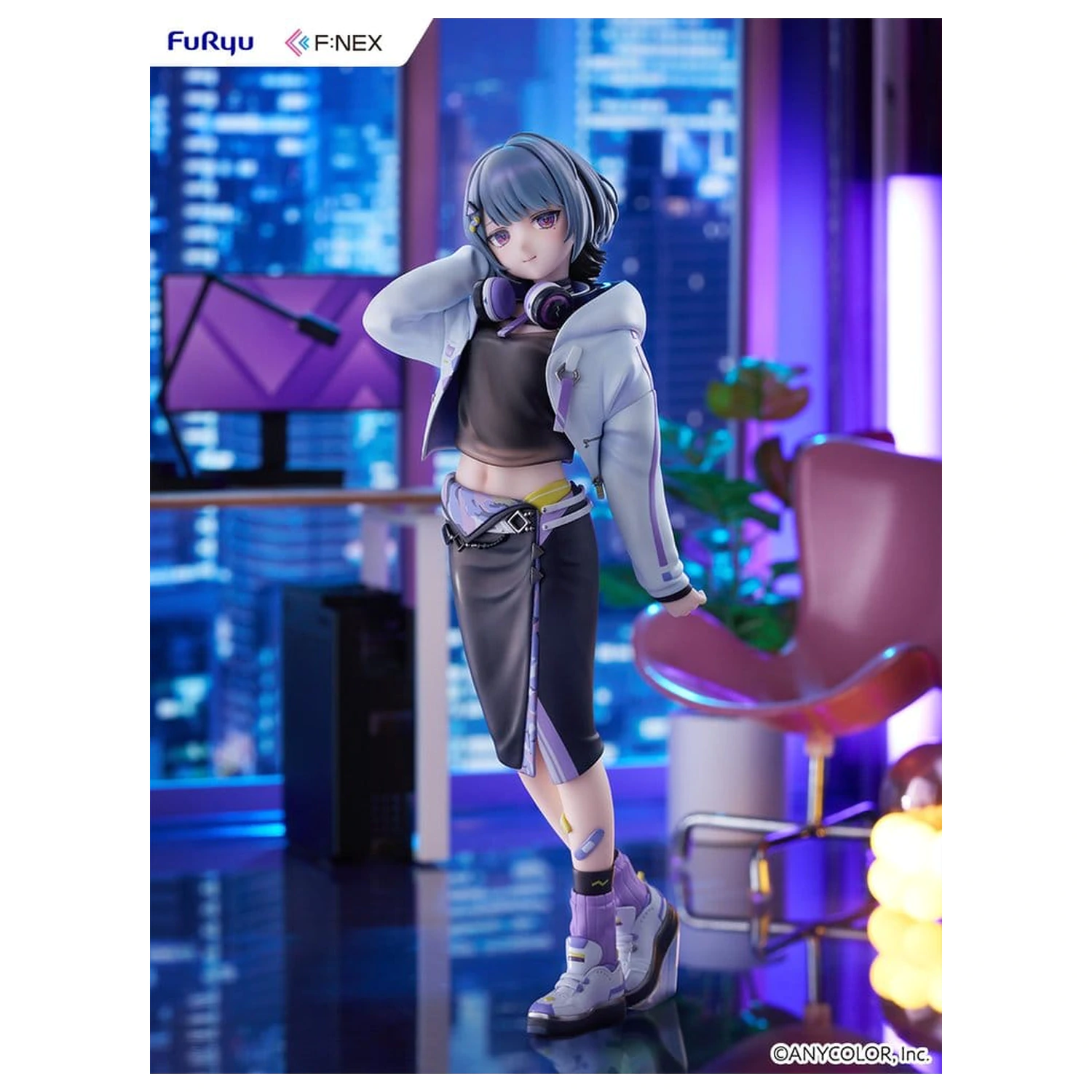 Nijisanji F:NEX PVC Figure 1/7 Koshimizu Toru 24 cm product photo