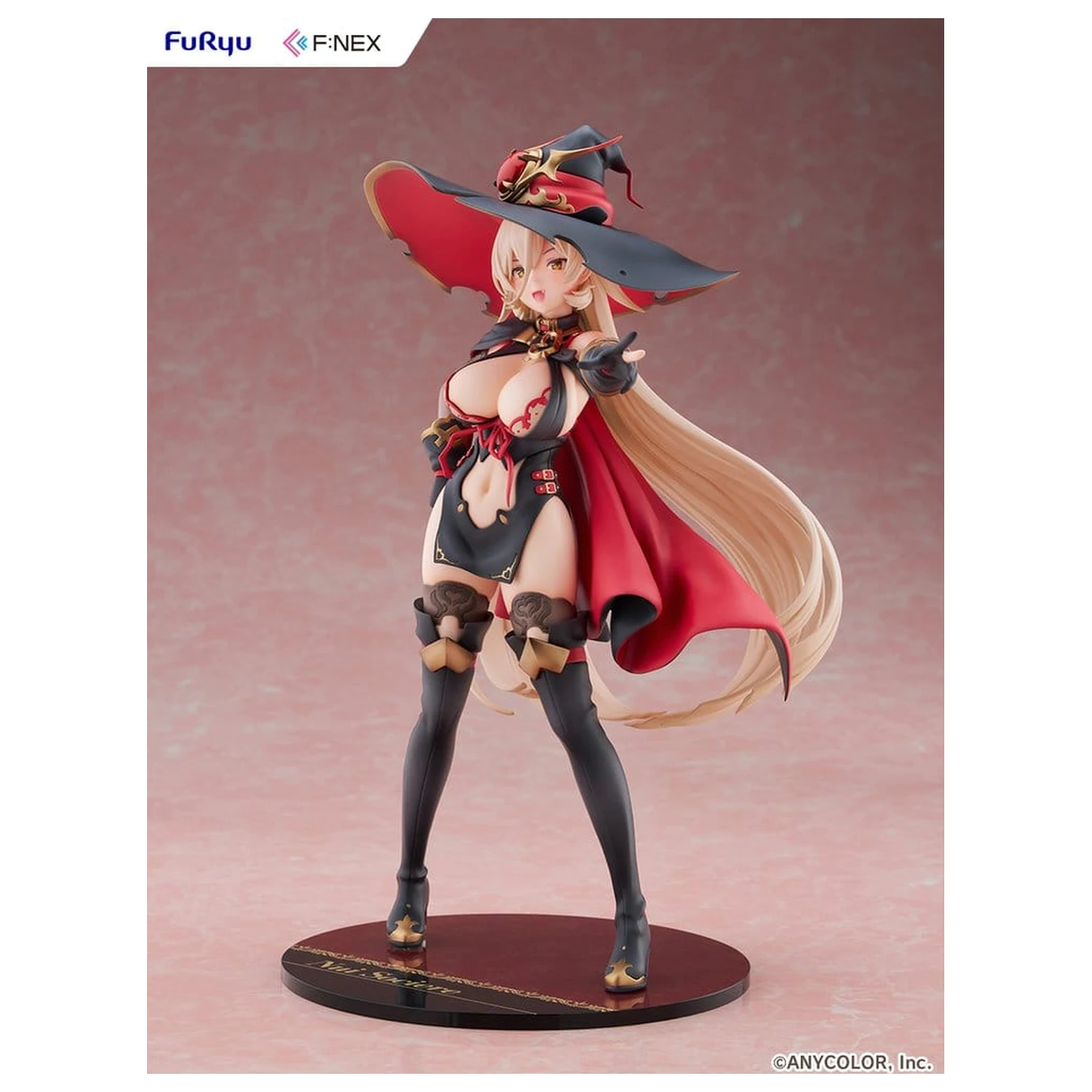 Nijisanji F:Nex PVC Statue 1/7 Nuit Sociere 27 cm        product photo