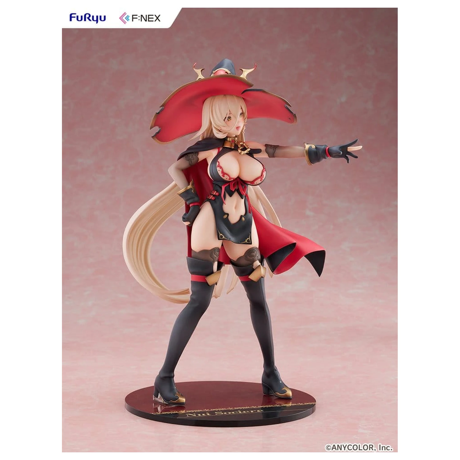 Nijisanji F:Nex PVC Statue 1/7 Nuit Sociere 27 cm        product photo