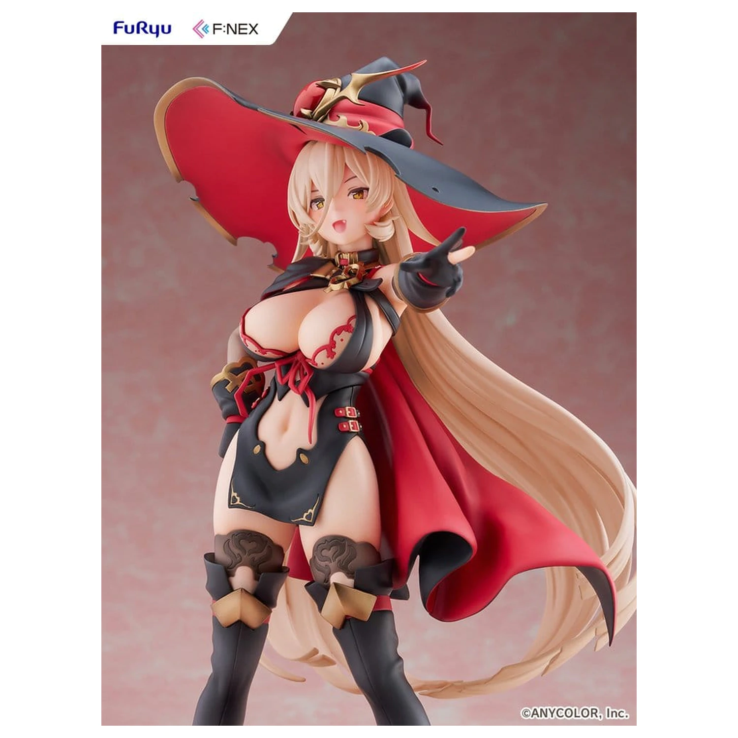 Nijisanji F:Nex PVC Statue 1/7 Nuit Sociere 27 cm        product photo