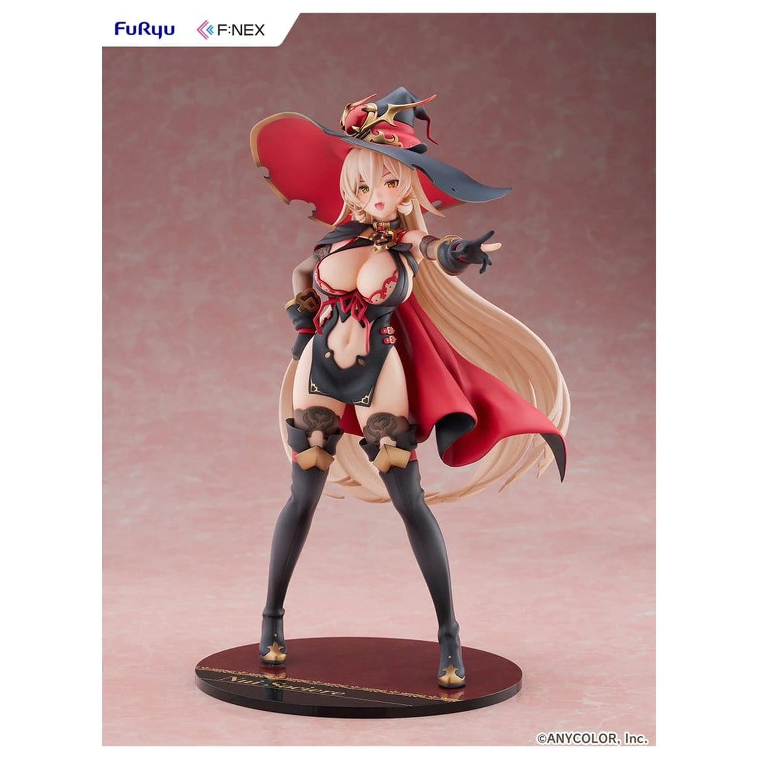 Nijisanji F:Nex PVC Statue 1/7 Nuit Sociere 27 cm        product photo