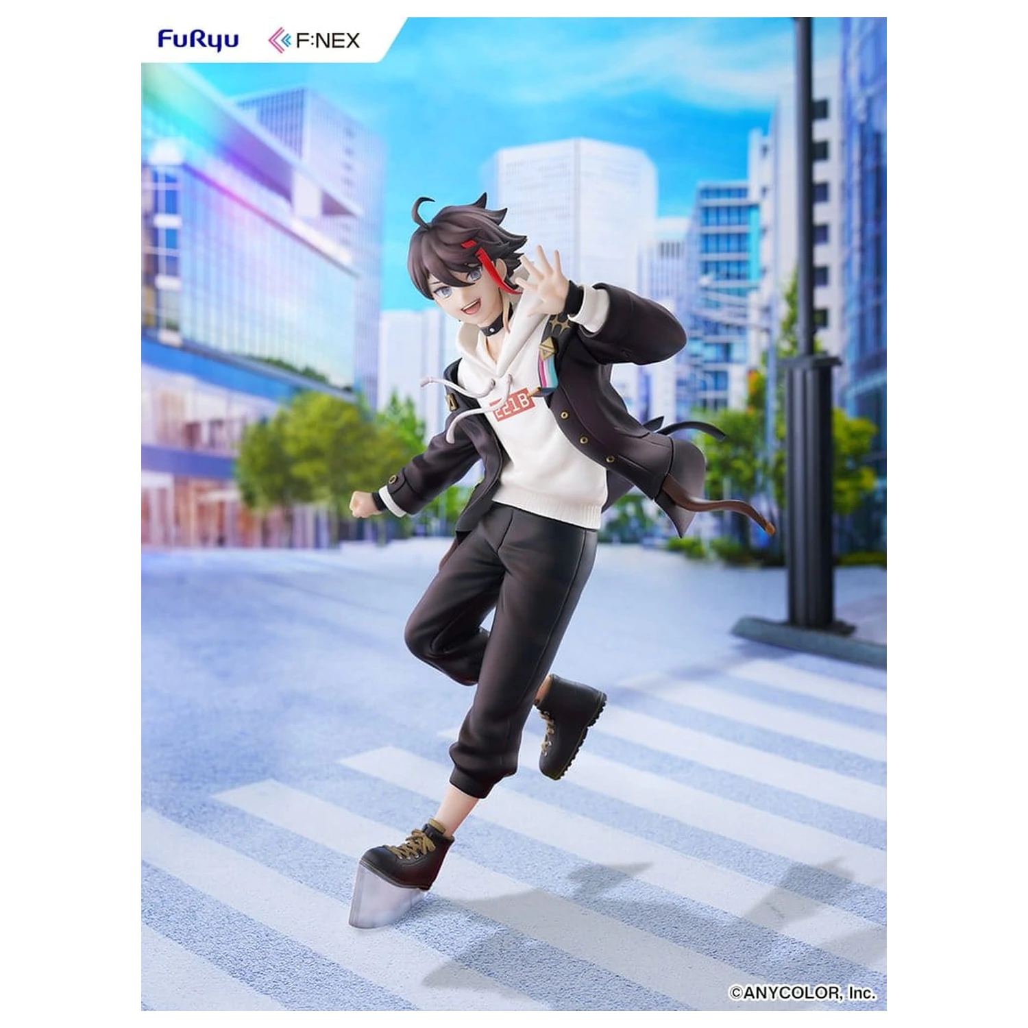 Nijisanji F:NEX PVC Figure 1/7 Saegusa Akina 25 cm product photo