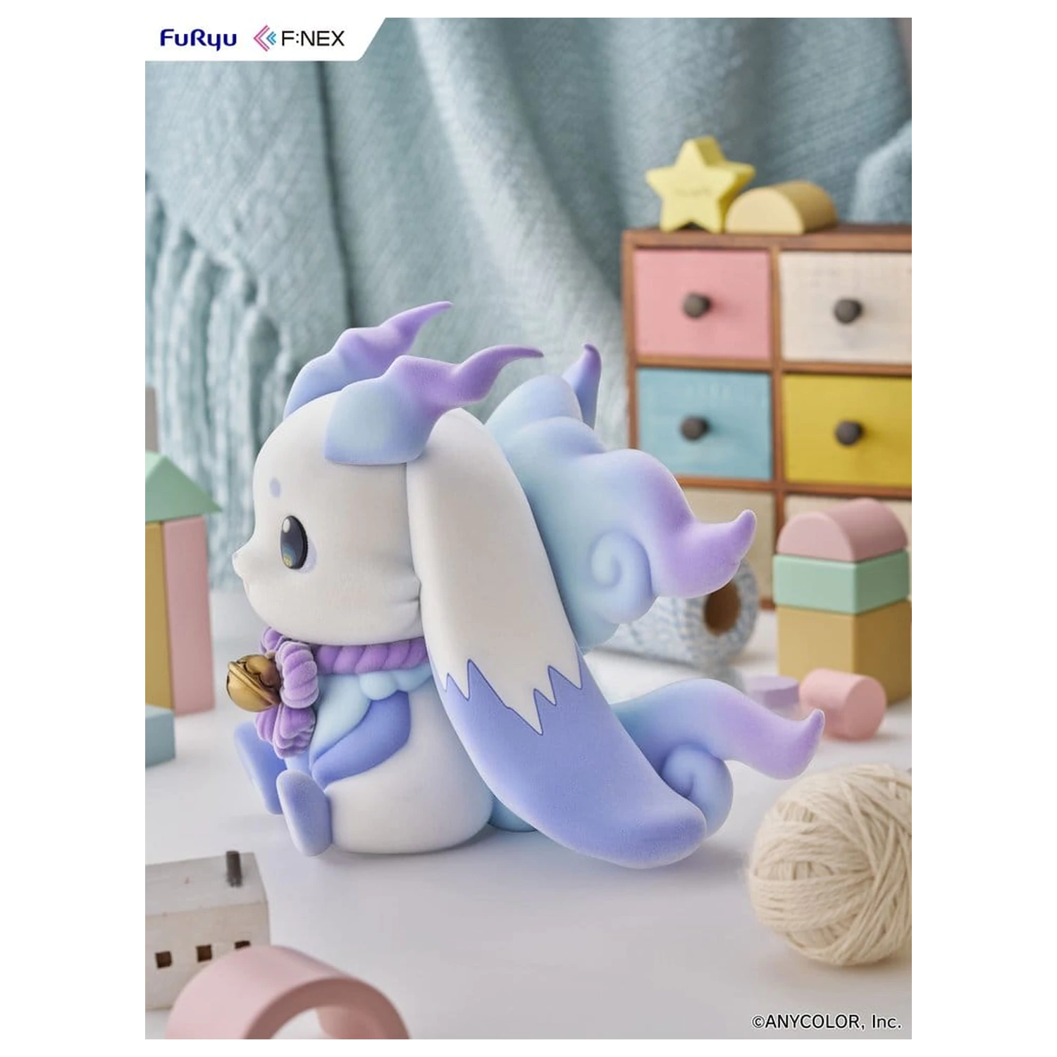 Nijisanji F:Nex Flocky Soft Vinyl Figure 1/2 Lunlun 20 cm          product photo