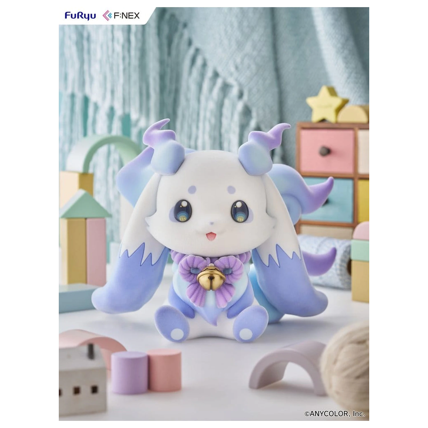 Nijisanji F:Nex Flocky Soft Vinyl Figure 1/2 Lunlun 20 cm          product photo
