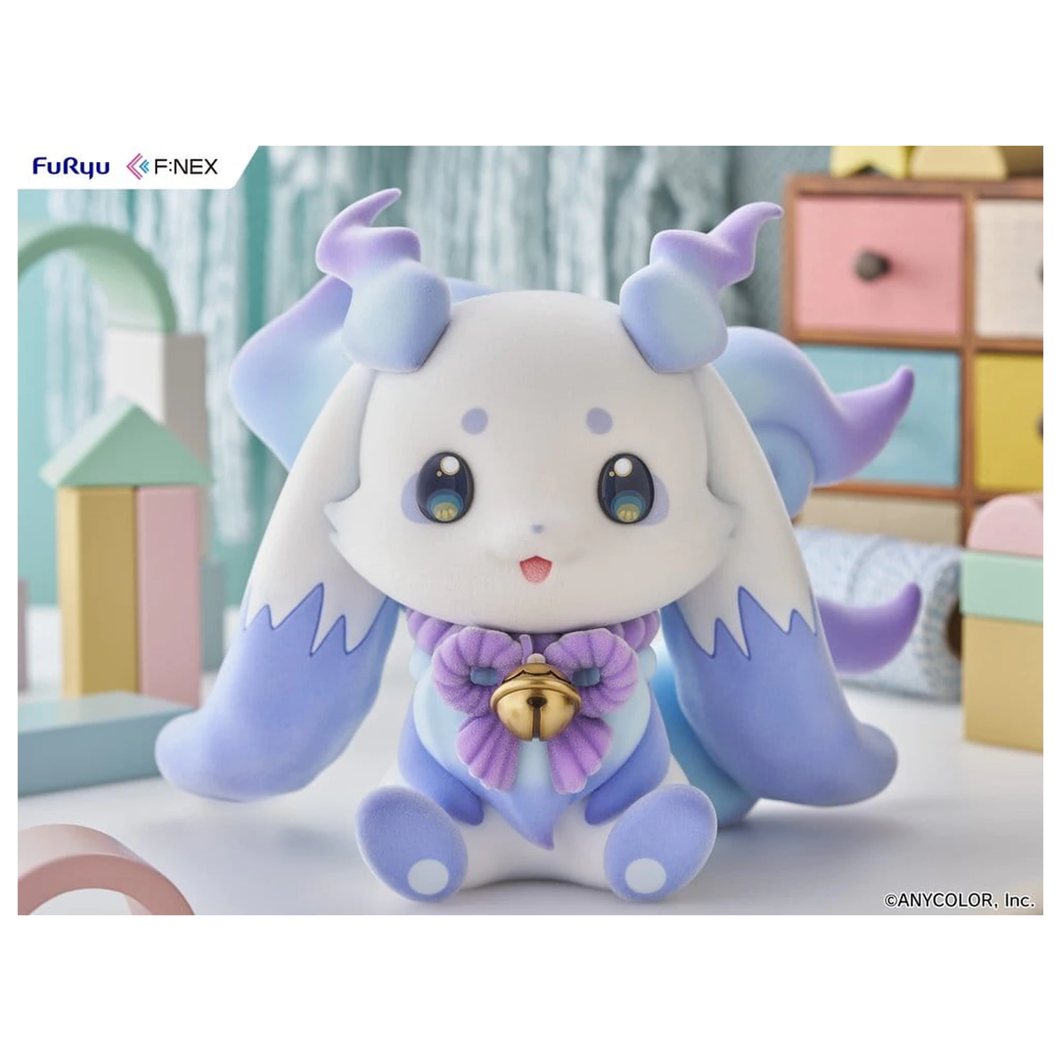 Nijisanji F:Nex Flocky Soft Vinyl Figure 1/2 Lunlun 20 cm          product photo
