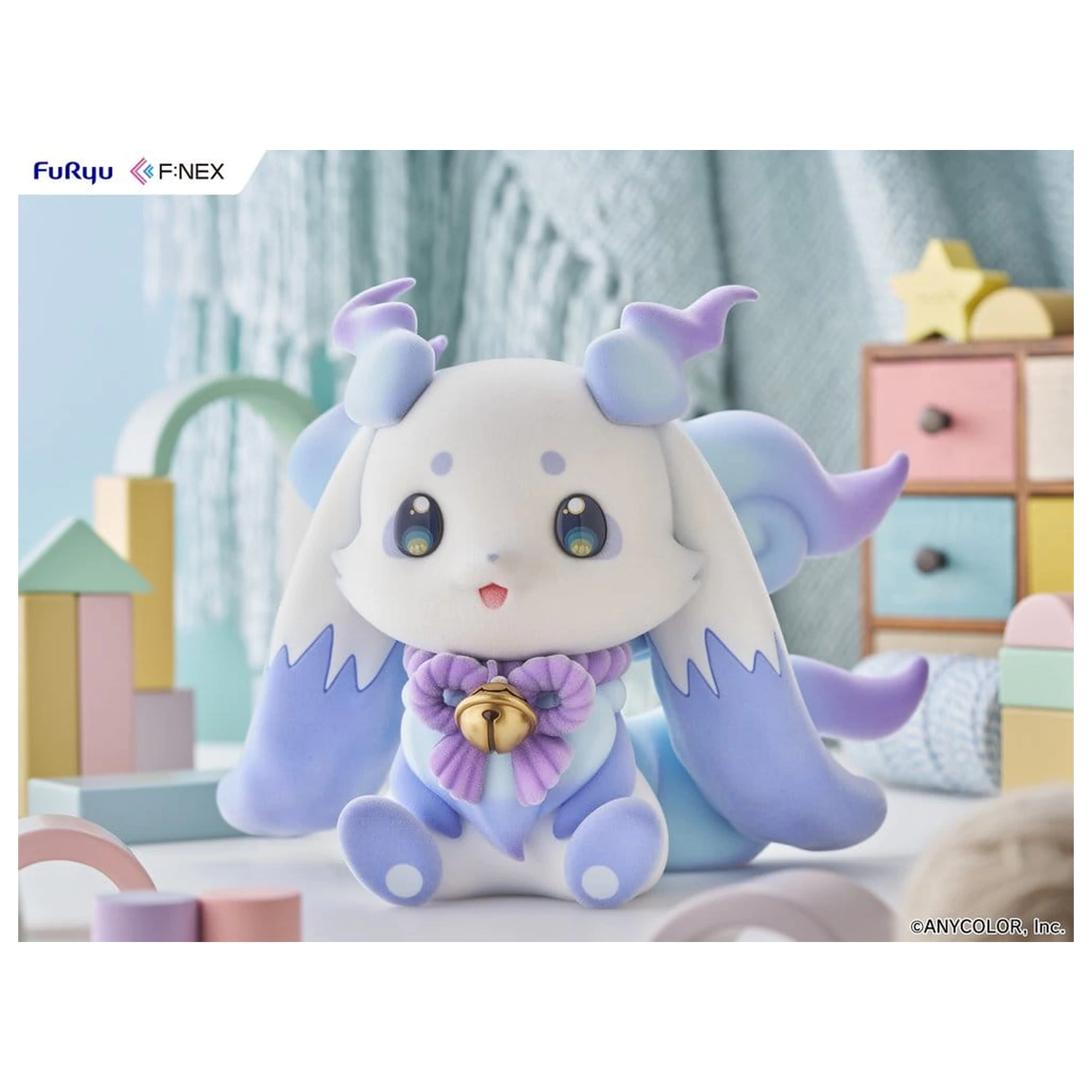 Nijisanji F:Nex Flocky Soft Vinyl Figure 1/2 Lunlun 20 cm          product photo