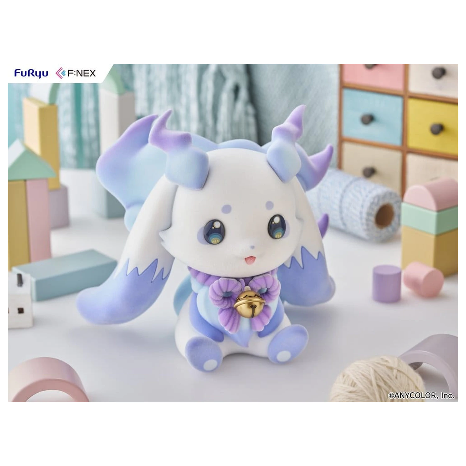 Nijisanji F:Nex Flocky Soft Vinyl Figure 1/2 Lunlun 20 cm          product photo