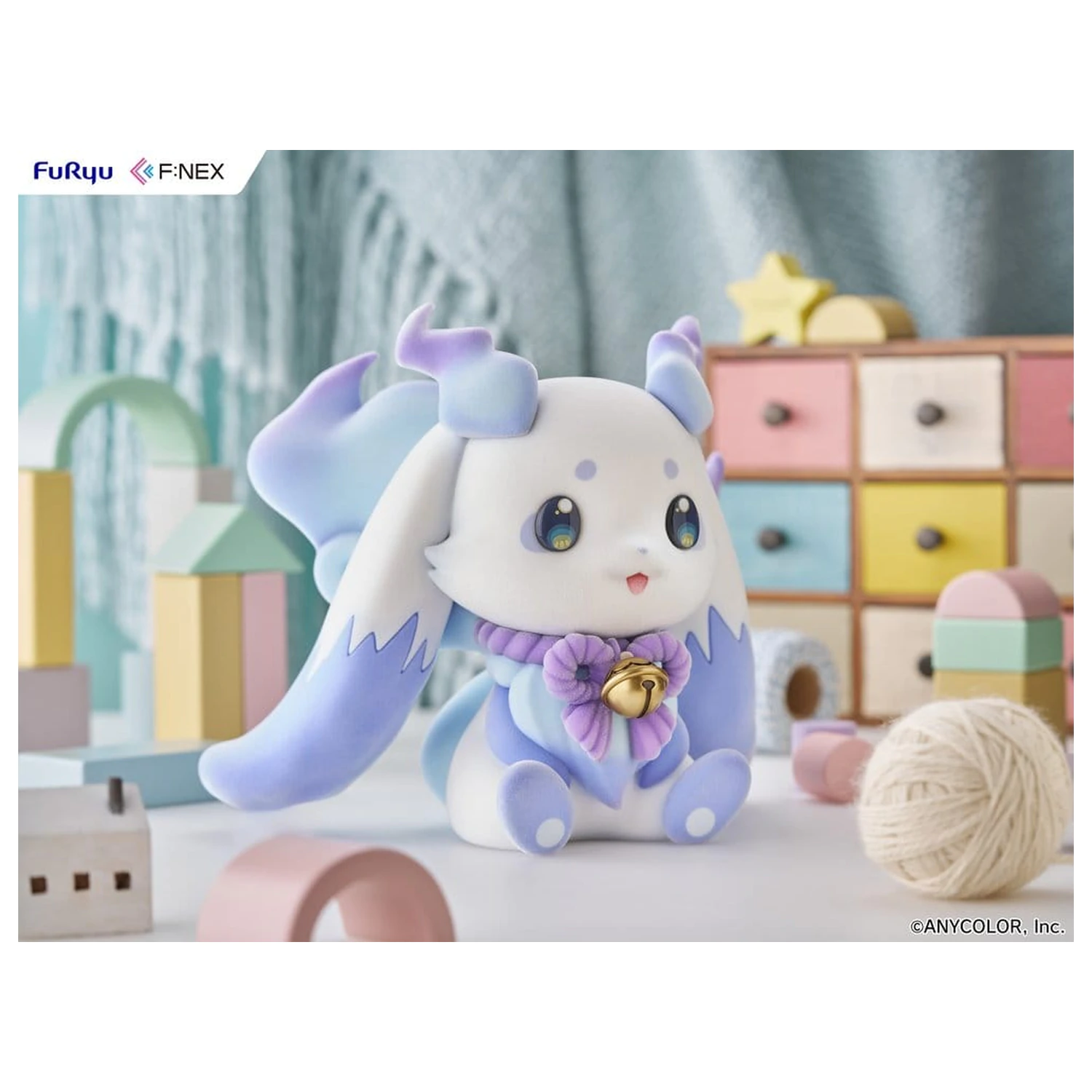 Nijisanji F:Nex Flocky Soft Vinyl Figure 1/2 Lunlun 20 cm          product photo