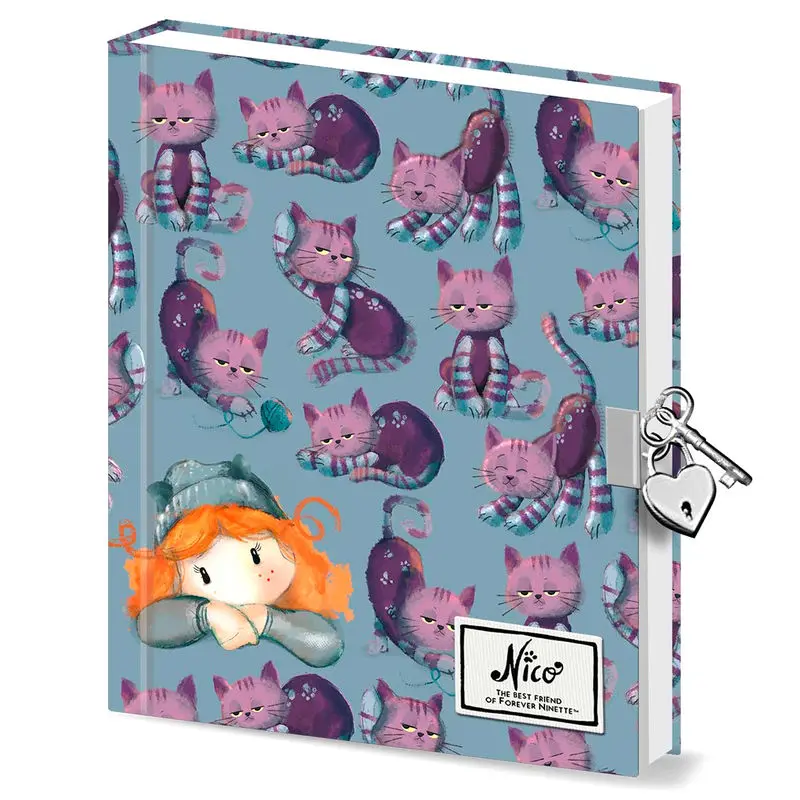 Forever Ninette Nico diary with key product photo