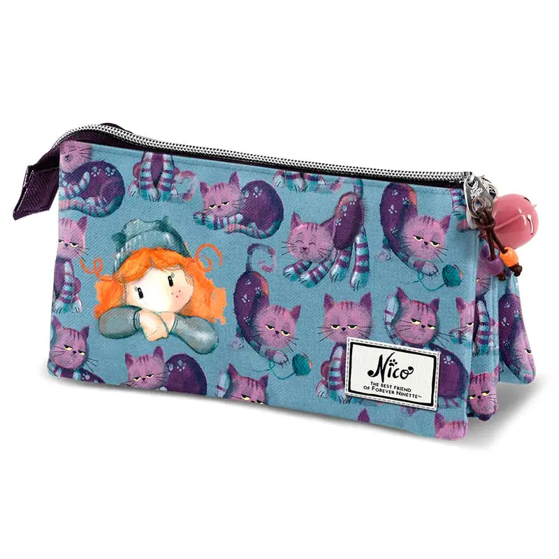 Forever Ninette Nico triple pencil case product photo
