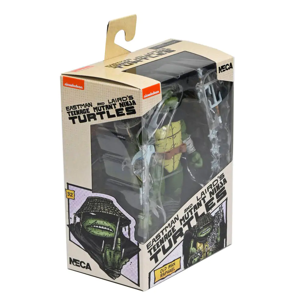 Ninja Turtle Teenage Mutant Raphael Old Man figure 18cm product photo