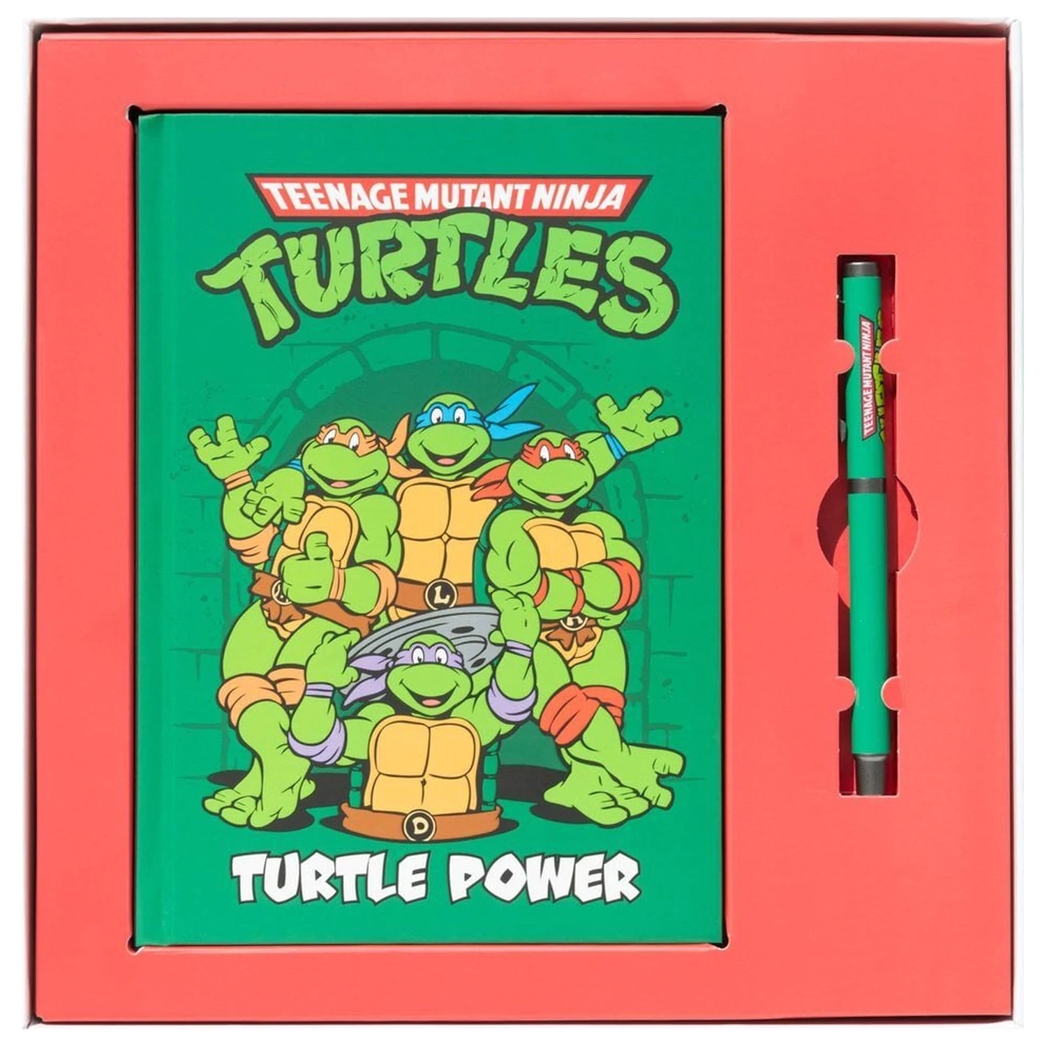 Ninja Turtles A5 notebook + pen product photo