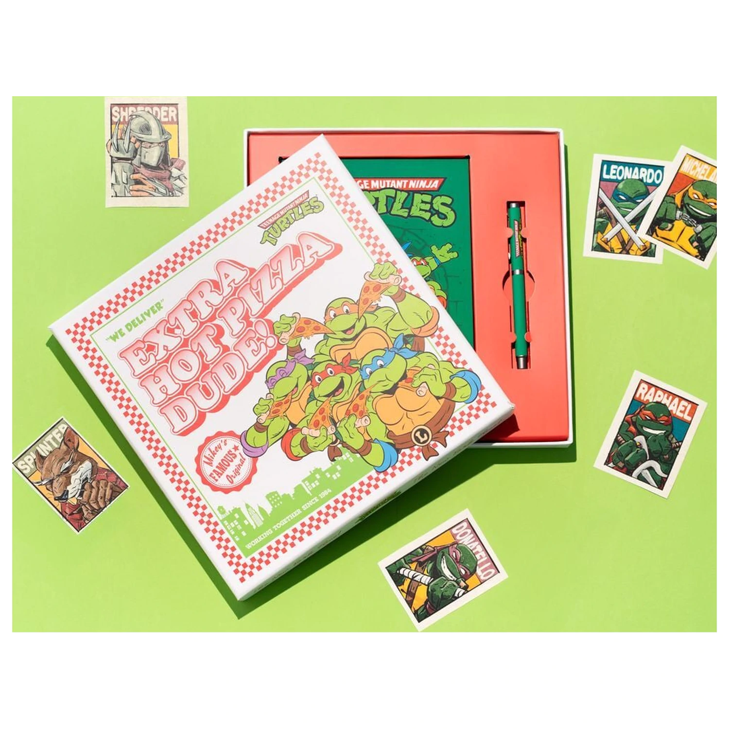 Ninja Turtles A5 notebook + pen product photo