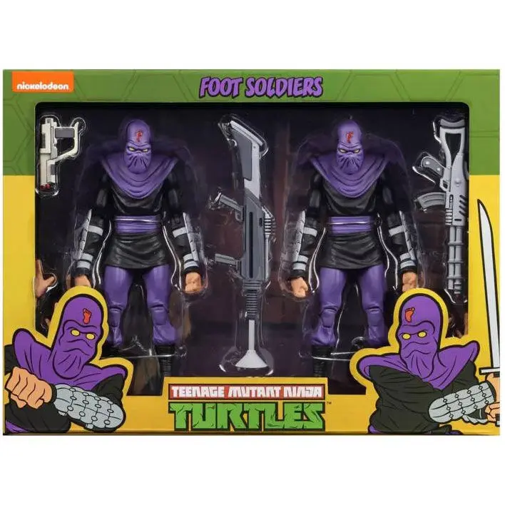 Ninja Turtles Foot Soldier Army Builder pack 2 articulated figures 18cm product photo