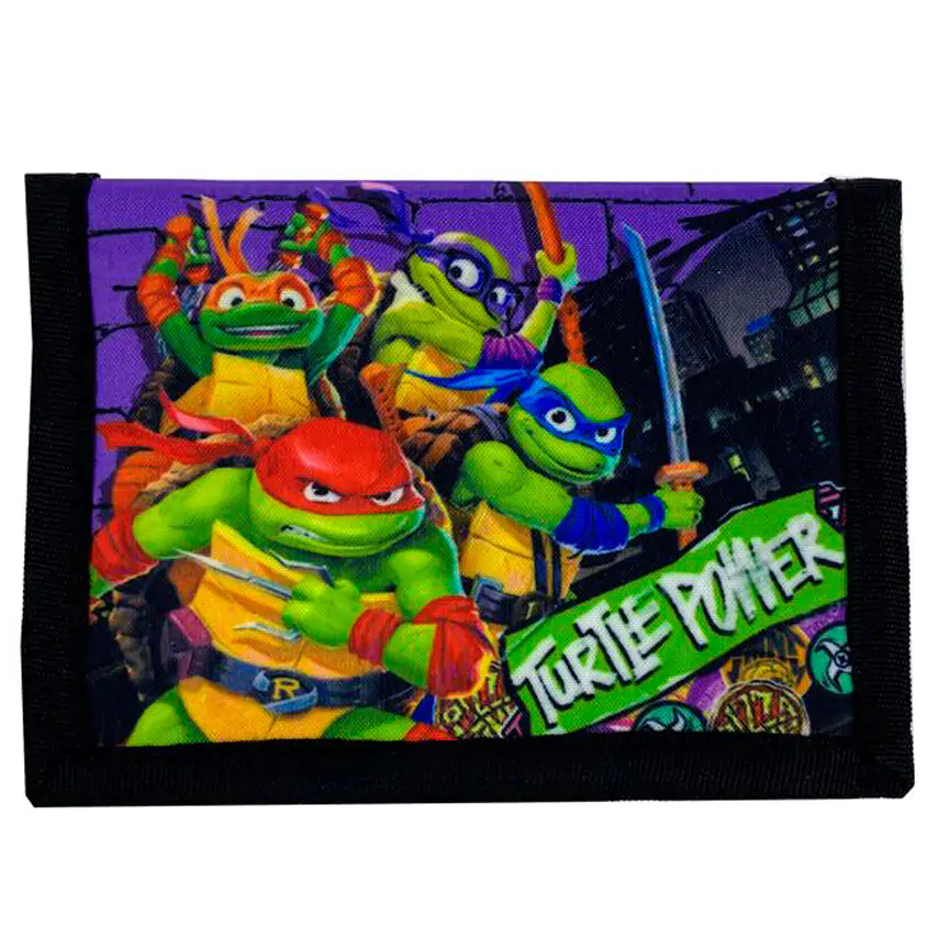 Ninja Turtles Mutant Mayhem wallet + keychain set product photo