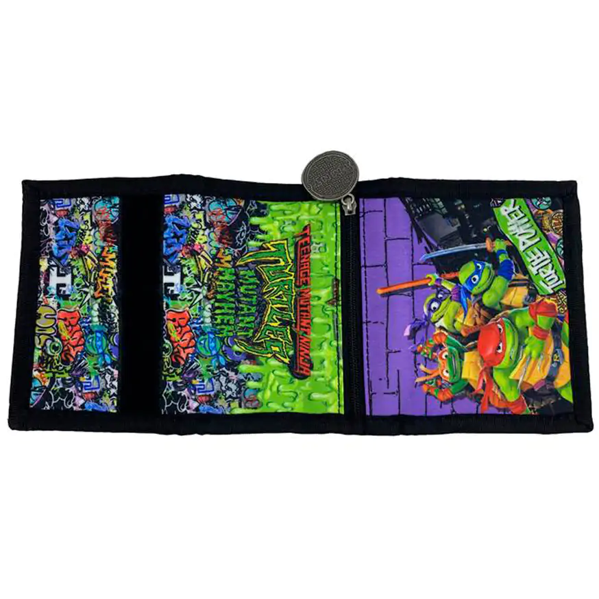 Ninja Turtles Mutant Mayhem wallet + keychain set termékfotó