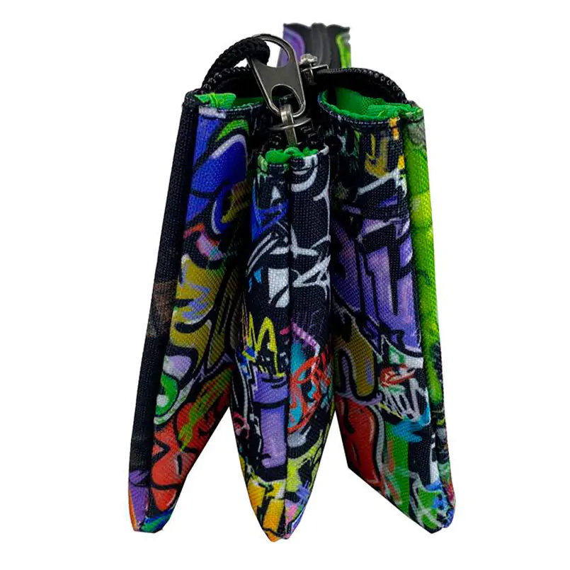 Ninja Turtles Mutant Mayhem triple pencil case product photo