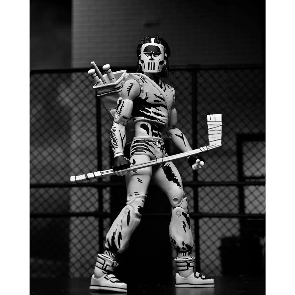 Ninja Turtles Teenage Mutant Casey Jones Black &amp; White figure 18cm product photo