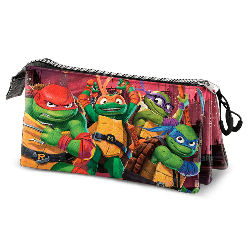 Ninja Turtles triple pencil case product photo