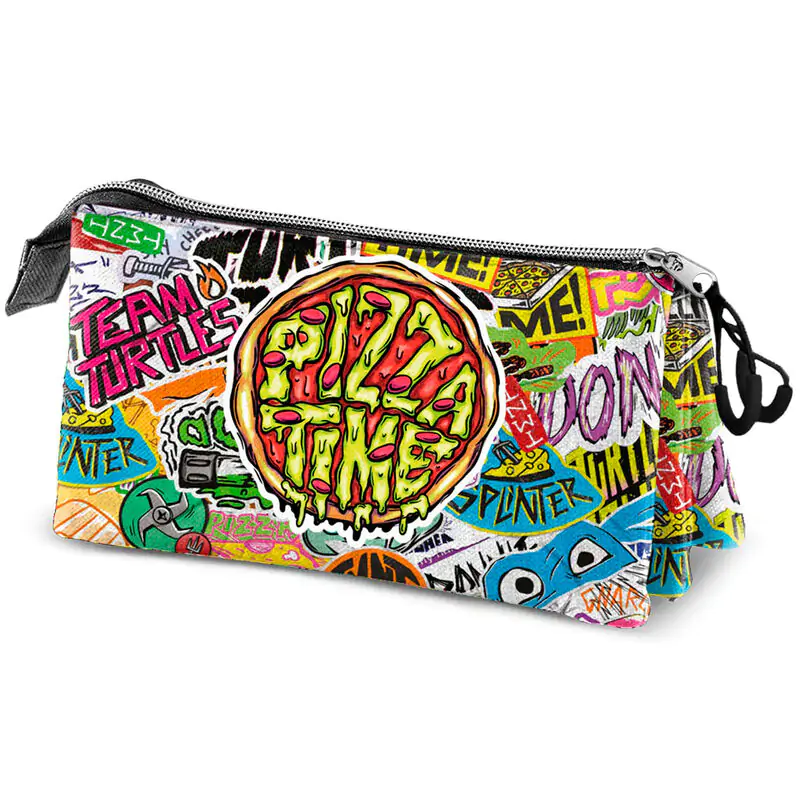 Ninja Turtles triple pencil case product photo