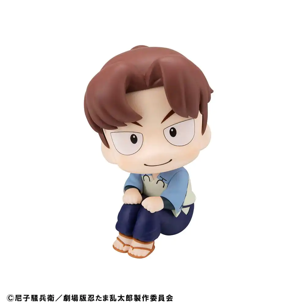 Nintama Rantaro Look Up PVC Statue Hansuke Doi &amp; Rikichi Yamada Set (with gift) 11 cm product photo