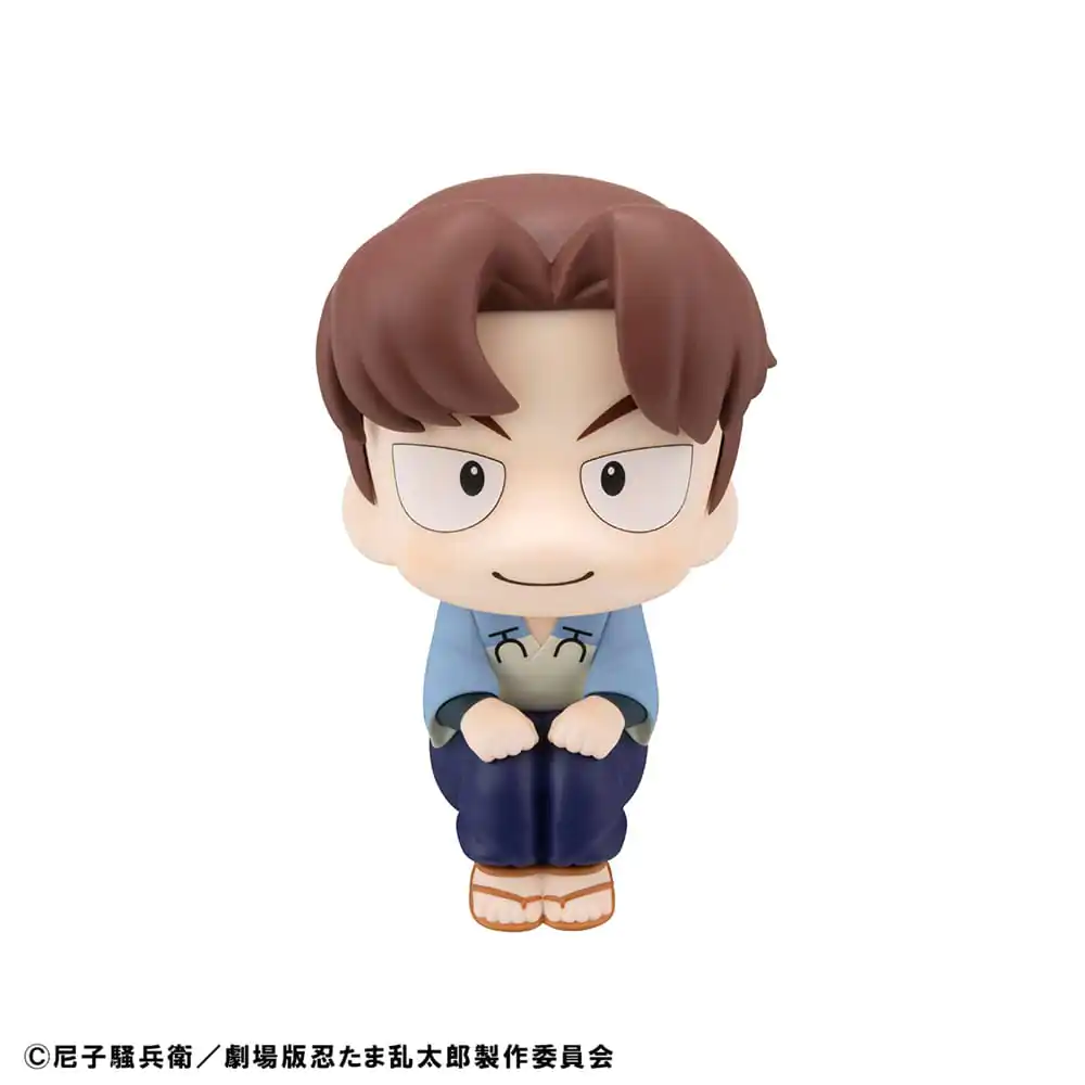 Nintama Rantaro Look Up PVC Statue Hansuke Doi &amp; Rikichi Yamada Set (with gift) 11 cm product photo