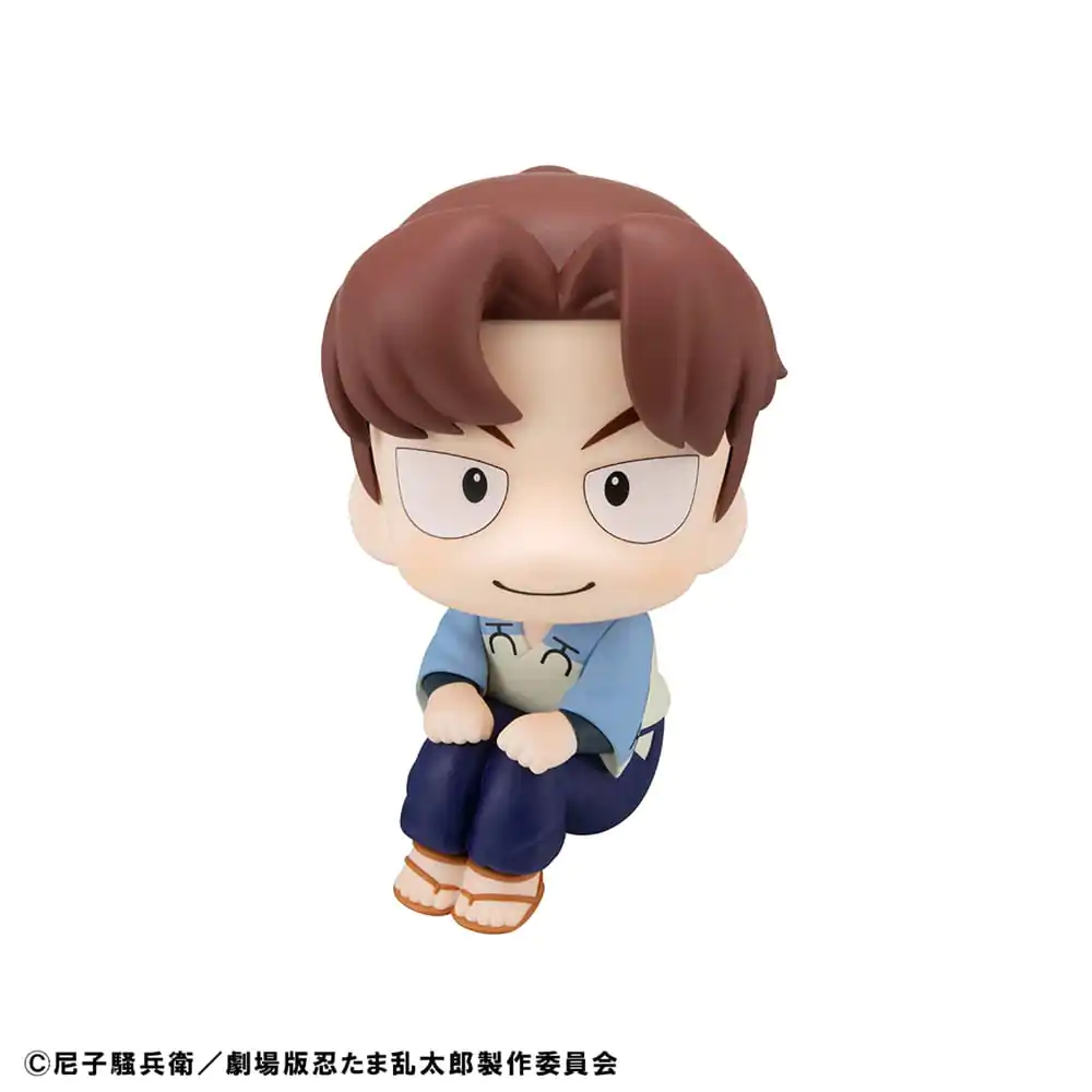 Nintama Rantaro Look Up PVC Statue Hansuke Doi &amp; Rikichi Yamada Set (with gift) 11 cm product photo