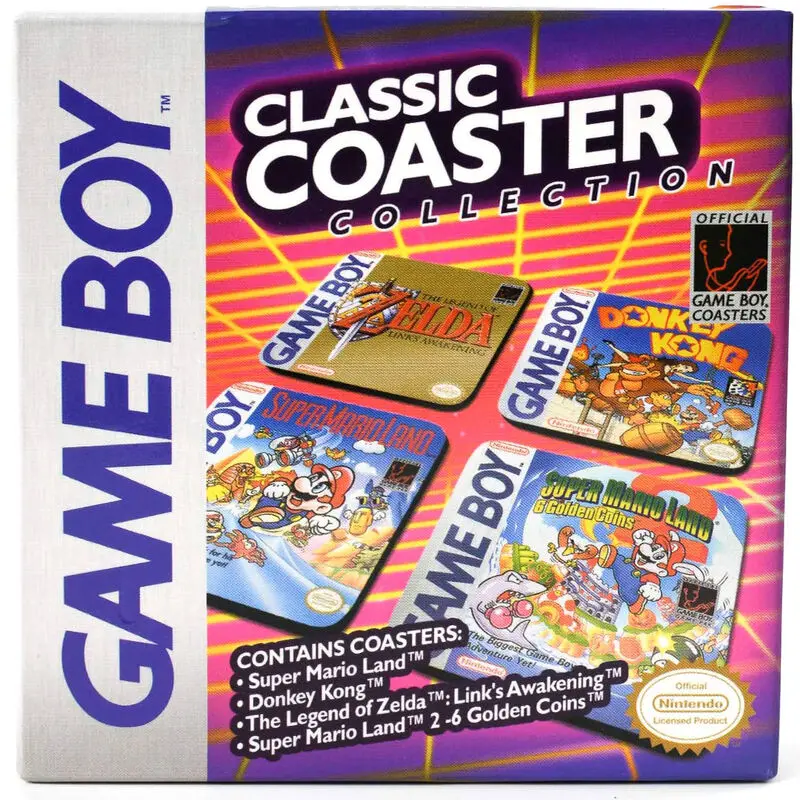Gameboy Coaster 4-Pack Classic Collection product photo
