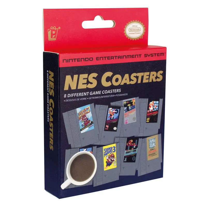 Nintendo NES Nintendo coasters cartridges product photo