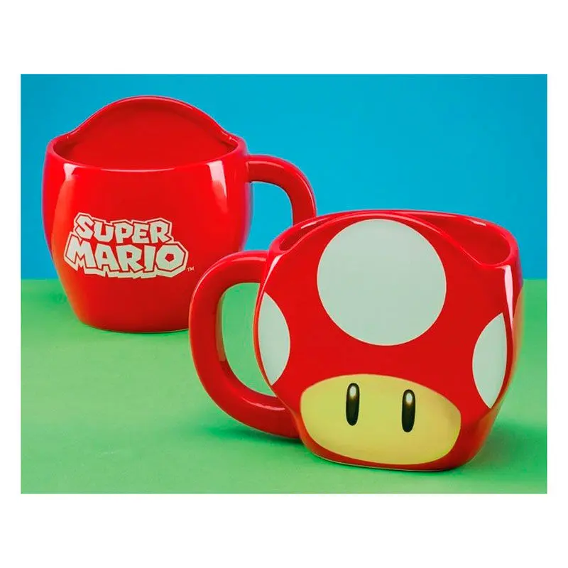 Nintendo Super Mario 3D mushroom mug product photo
