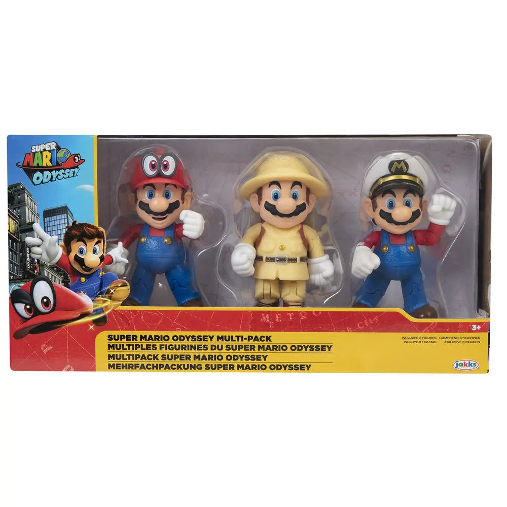 Nintendo Super Mario set 3 figures 10cm product photo