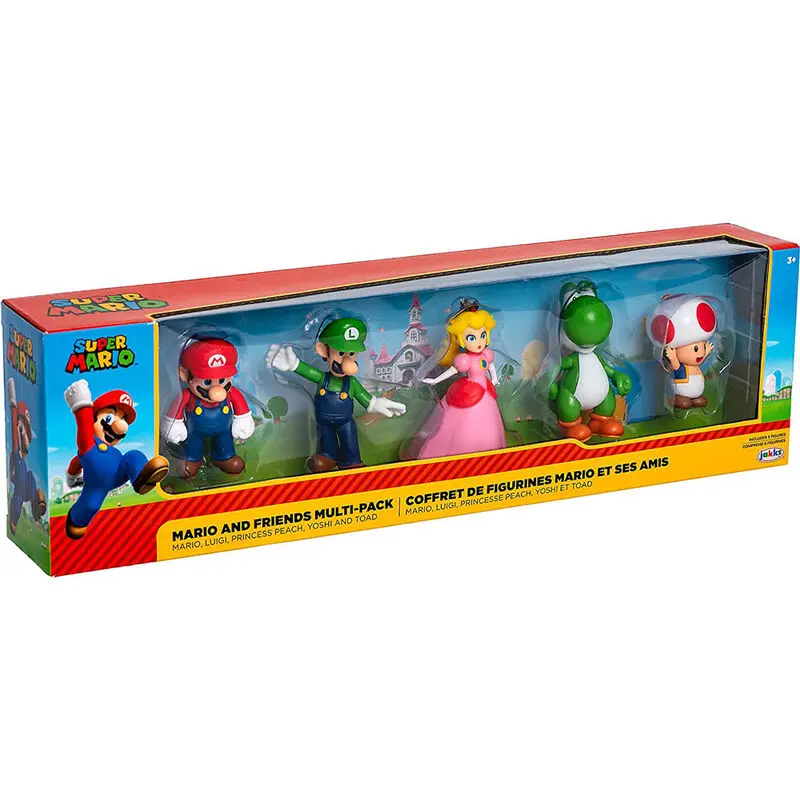 World of Nintendo Super Mario & Friends Figures 5-piece box set Exclusive product photo