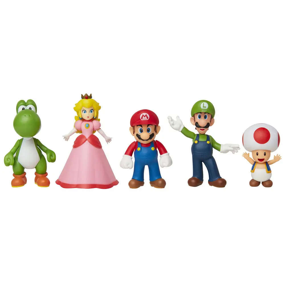 World of Nintendo Super Mario & Friends Figures 5-piece box set Exclusive product photo