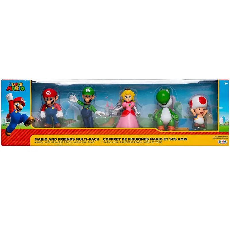 World of Nintendo Super Mario & Friends Figures 5-piece box set Exclusive product photo