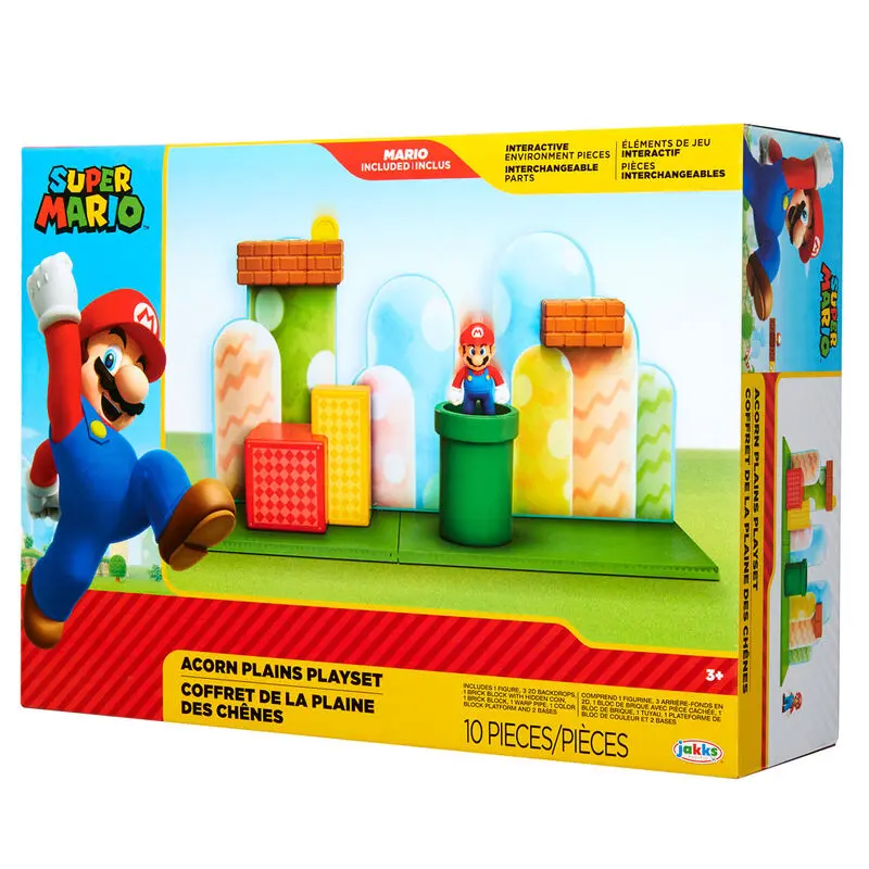 World of Nintendo Super Mario Playset Acorn Plains termékfotó