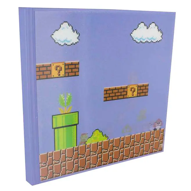 Nintendo Super Mario Bros 3D motion notebook product photo