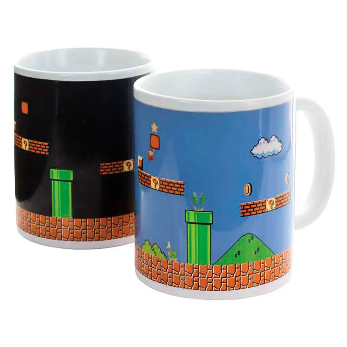 Super Mario Bros. Heat Change Mug Level termékfotó