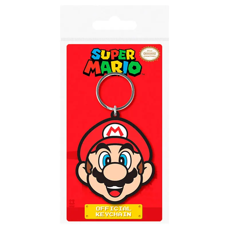 Super Mario Rubber Keychain Mario 6 cm termékfotó