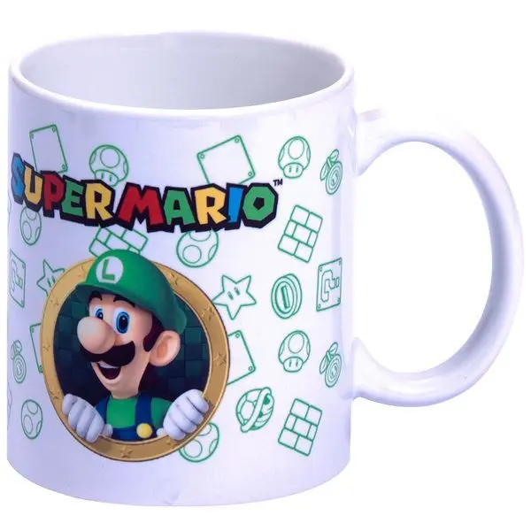 Nintendo Super Mario Bros Luigi Mug + Money box set product photo