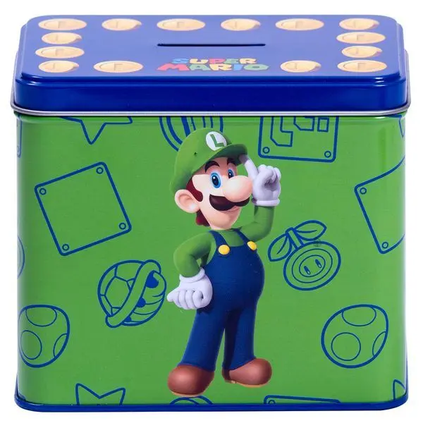 Nintendo Super Mario Bros Luigi Mug + Money box set product photo