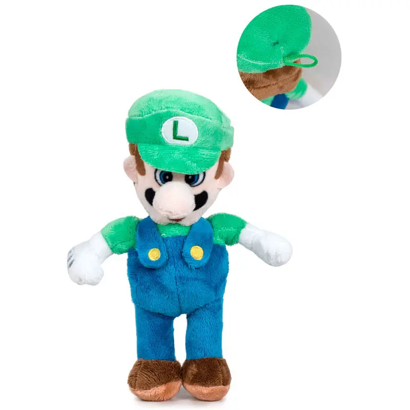 Nintendo Super Mario Bros Luigi soft plush toy 20cm product photo
