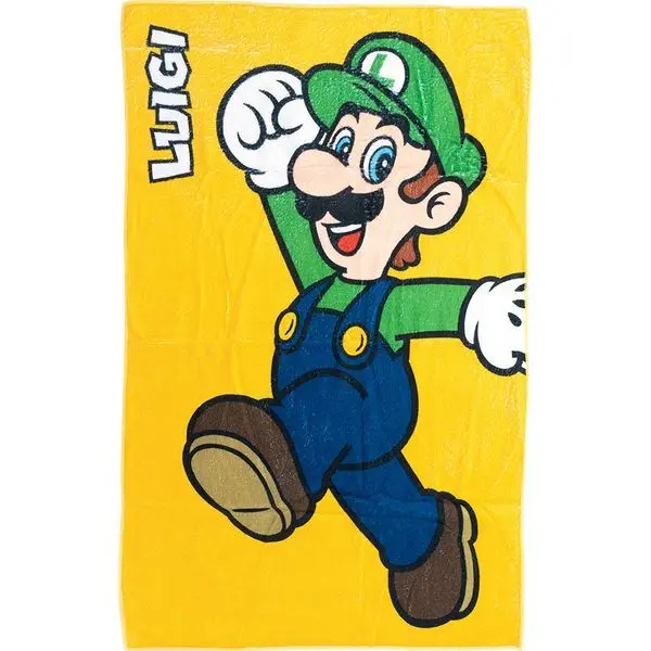 Nintendo Super Mario Bros Luigi towel 50x80cm product photo