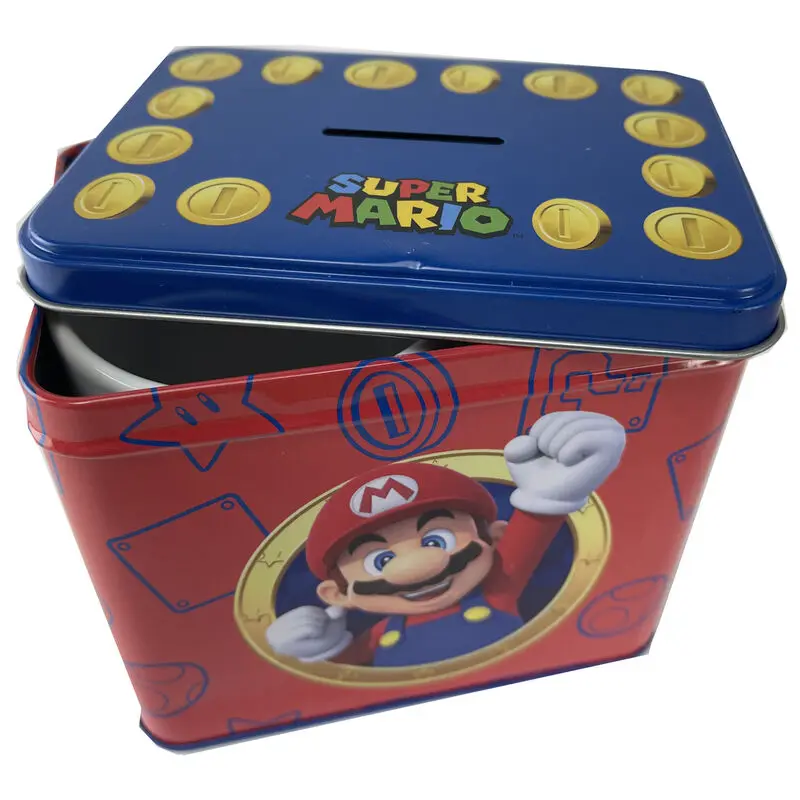 Nintendo Super Mario Bros Mario Mug + Money box set product photo