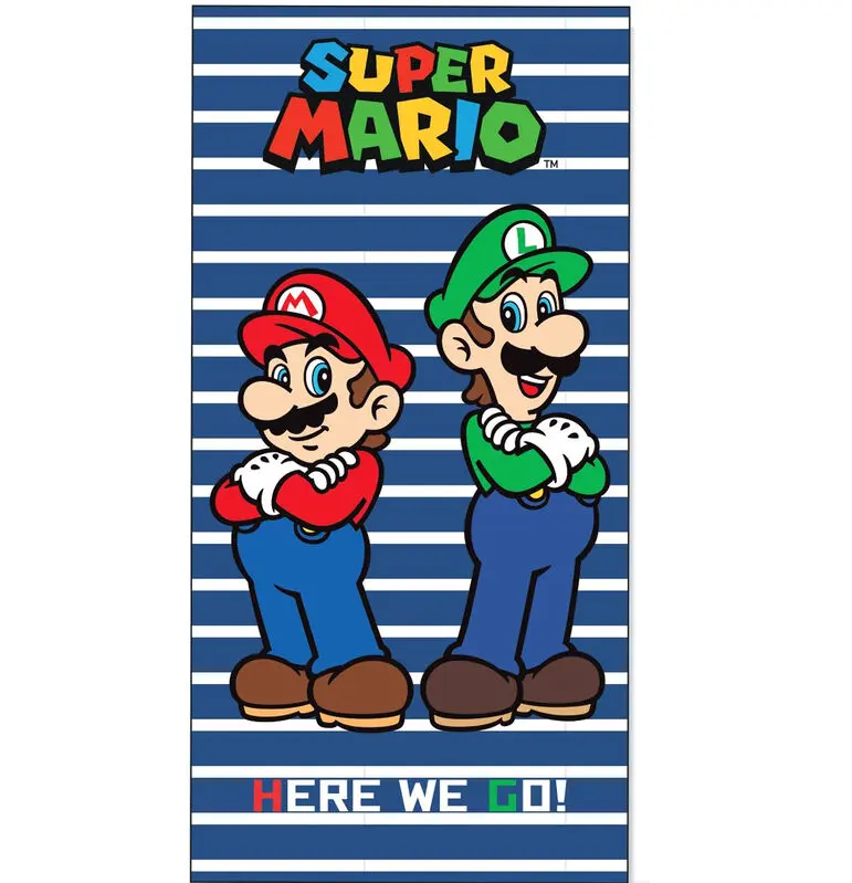 Nintendo Super Mario Bros Mario Kart Cotton beach towel product photo