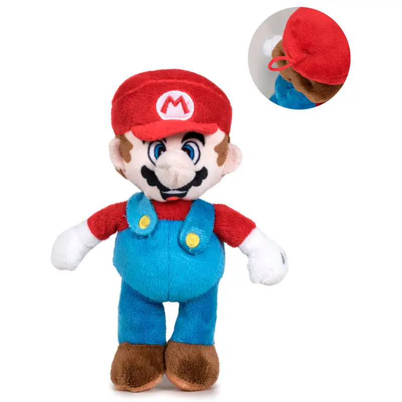 Nintendo Super Mario Bros Mario soft plush toy 18cm termékfotó