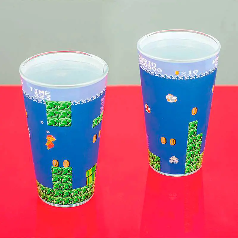Nintendo Super Mario Bros glass product photo