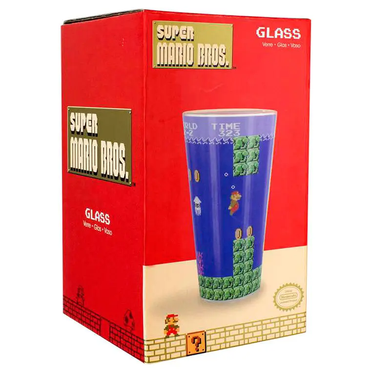 Nintendo Super Mario Bros glass product photo