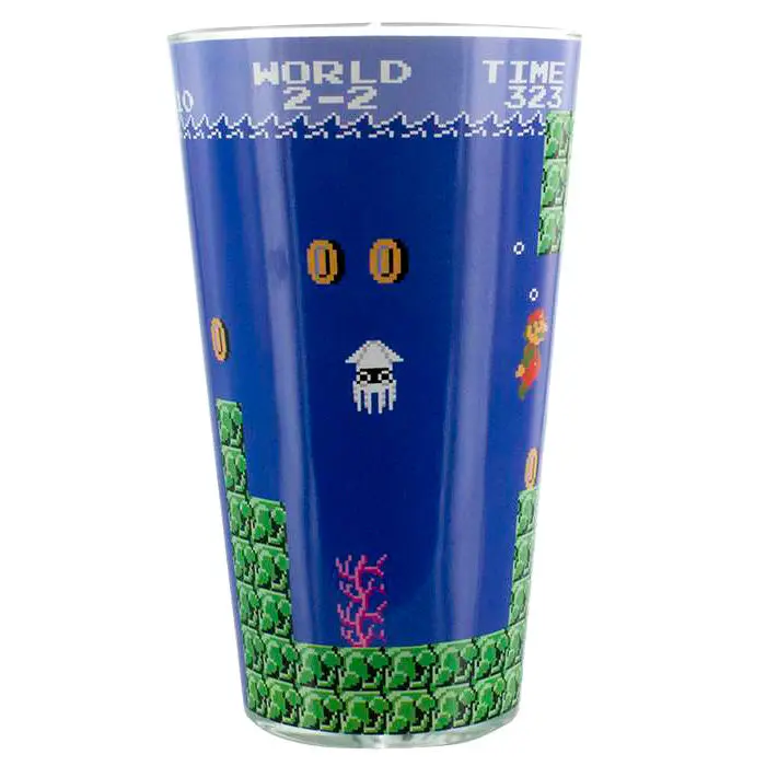 Nintendo Super Mario Bros glass product photo